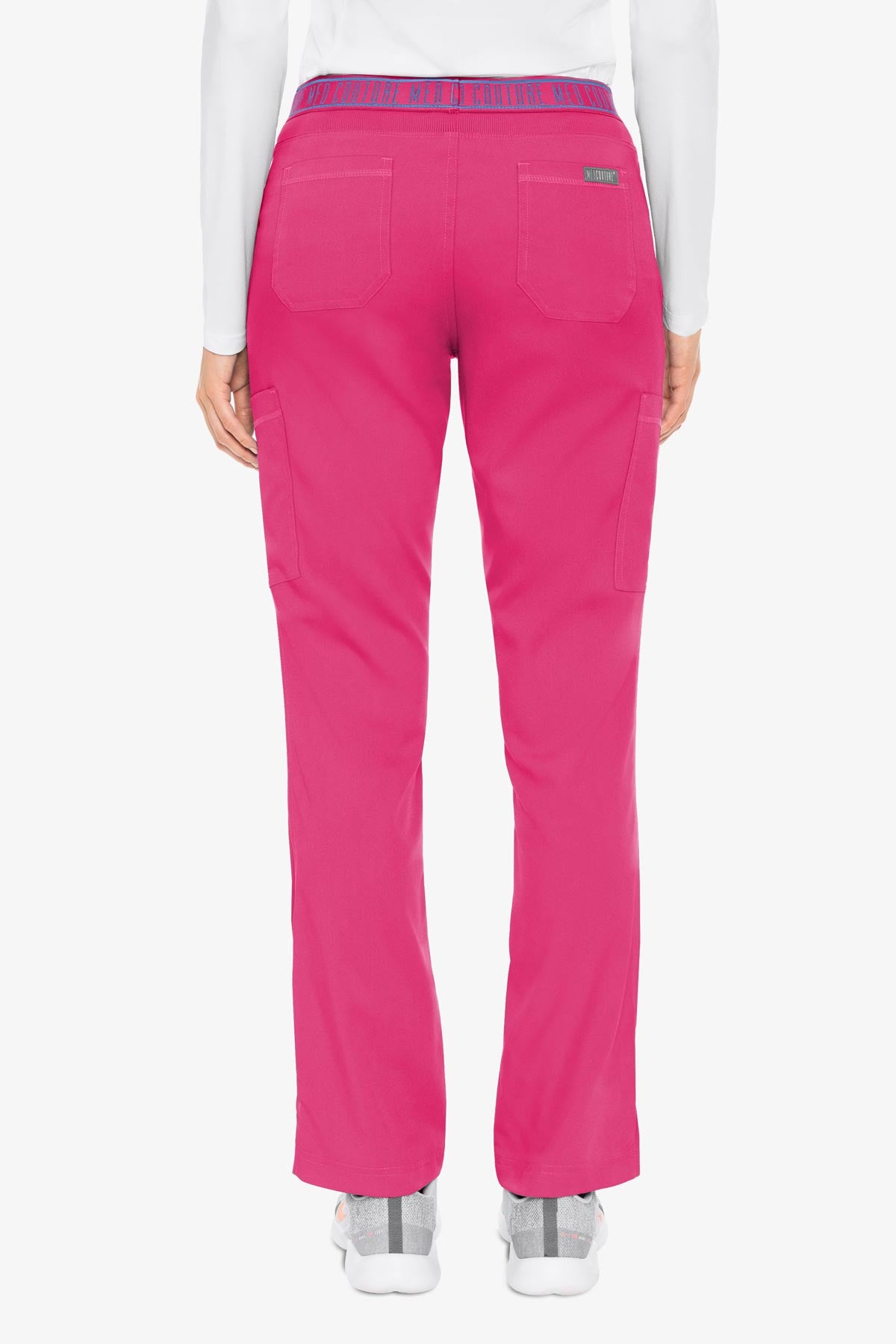 Med Couture 7739 Touch 2 Cargo Pocket Pant- Pink Punch